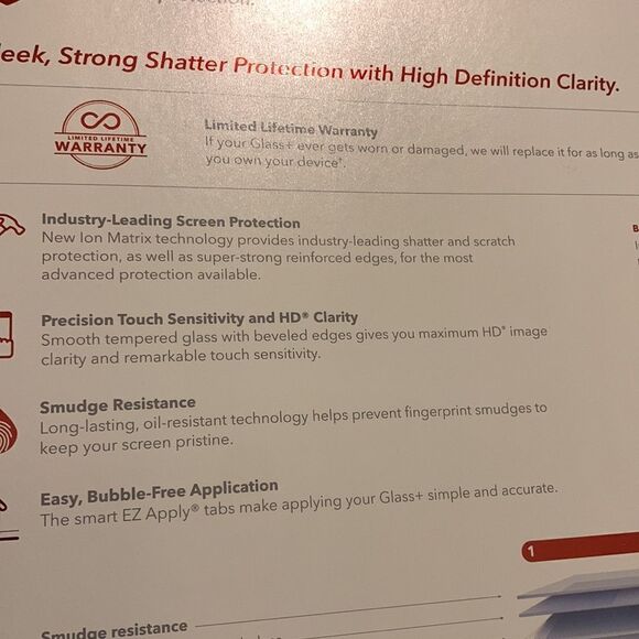 Zagg Invisible shield for iPad 7th & 8th generation/compatible with 9th - Picture 5 of 5